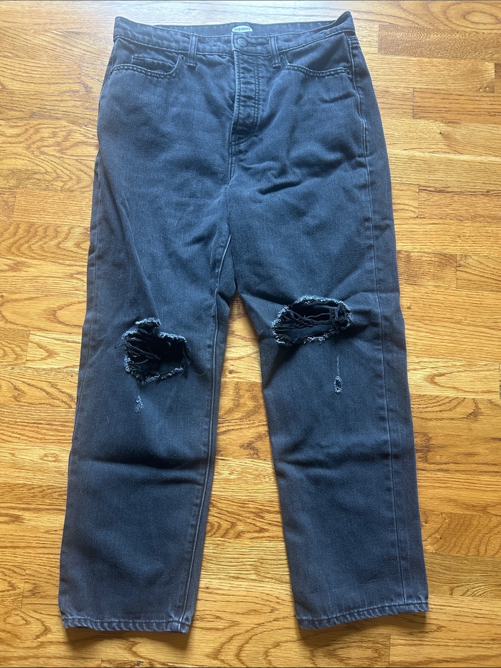 Old Navy Black High-Waist Denim Jeans